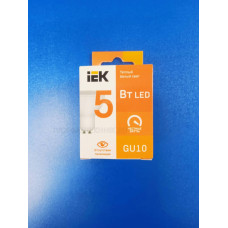Лампа LED 5Вт 3000К GU10 (IEK) Лампа LED 5Вт 3000К GU10 (IEK)
