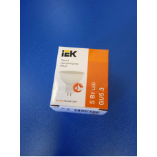 Лампа LED 5Вт 3000К GU5.3 (IEK) - софит MR16 Лампа LED 5Вт 3000К GU5.3 (IEK) - софит MR16