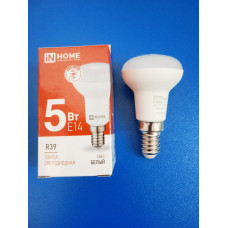 Лампа LED 5Вт 4000К Е14 (InHome) -грибок R39