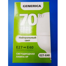 Лампа LED 70Вт 4000К Е27-Е40 (IEK Generica) - высокомощная