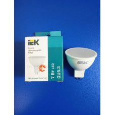 Лампа LED 7Вт 4000К GU5.3 (IEK) - софит MR16 Лампа LED 7Вт 4000К GU5.3 (IEK) - софит MR16