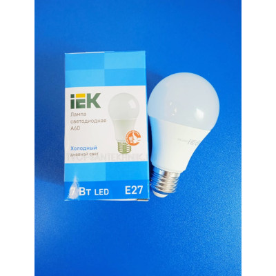 Лампа LED 7Вт 6500К Е27 (IEK) -шар А60