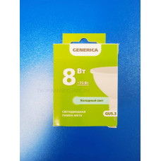 Лампа LED 8Вт 6500К GU5.3 (IEK Generica) - софит MR16 Лампа LED 8Вт 6500К GU5.3 (IEK Generica) - софит MR16