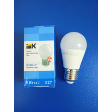 Лампа LED 9Вт 6500К Е27 (IEK) -шар G45