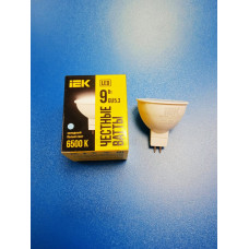 Лампа LED 9Вт 6500К GU5.3 (IEK) - софит MR16