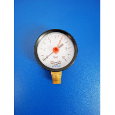Манометр 10bar, 1/4", 50мм, радиальный (СТМ) Манометр 10bar, 1/4", 50мм, радиальный (СТМ)
