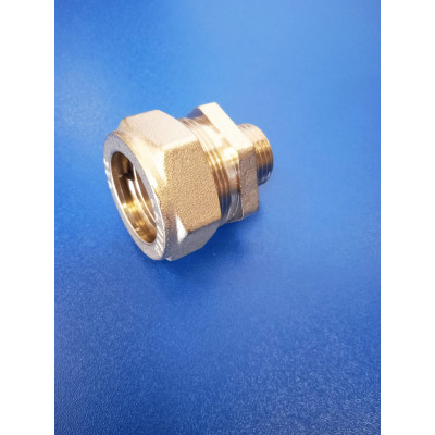 Муфта для нержавеющей гофрированной трубы 20-1/2"нр (усиленная) Lavita
