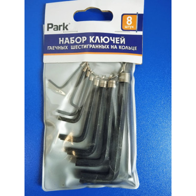 Набор имбусовых ключей 1,5-8мм (8шт) Park