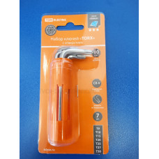 Набор ключей, тип "Torx" с отв. Т9-Т30 7шт (TDM) Алмаз Набор ключей, тип "Torx" с отв. Т9-Т30 7шт (TDM) Алмаз