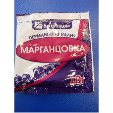 Перманганат калия (марганцовка) пор. 10г