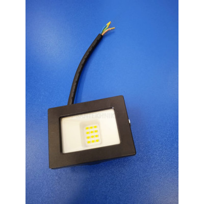 Прожектор св/д 10Вт 6400К, IP65, черный (Saffit) SFL90-10
