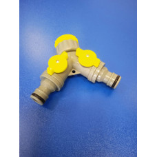 Распределитель быстросъемный 1/2"-3/4"М 2канала