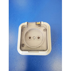 Розетка 2П ОУ с крышк. прозр. 16А (Серая) IP54 Bylectrica Розетка 2П ОУ с крышк. прозр. 16А (Серая) IP54 Bylectrica