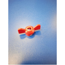 Ручка для шар.крана 1/2"-3/4" Бабочка (красная)