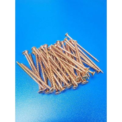 Саморез 3,5х75 (желтый) по дереву (50шт)