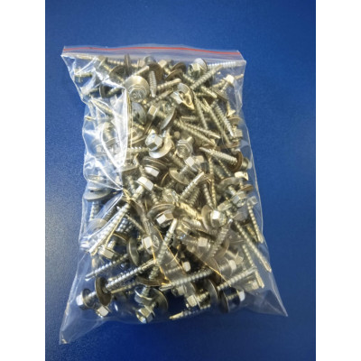 Саморез 4,8х38 кровельный с шайбой (100шт)