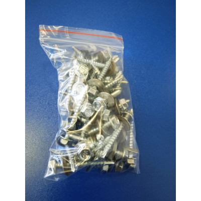 Саморез 4,8х38 кровельный с шайбой (50шт)