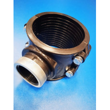 Седелка ПЭ 90*1 1/4"вн 4 болта (усиленная) Poelsan
