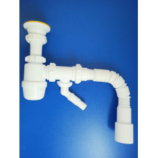 Сифон д/мойки 1 1/2"х40 (Сандесант) с гофрой, отводом д/ст.м /S0315-18-АК Сифон д/мойки 1 1/2"х40 (Сандесант) с гофрой, отводом д/ст.м /S0315-18-АК