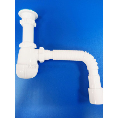 Сифон для мойки 1 1/2"х40/50 В0115-17-MR (Aquant) с гофрой Сифон для мойки 1 1/2"х40/50 В0115-17-MR (Aquant) с гофрой