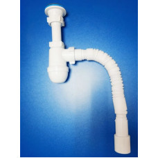 Сифон для мойки 1 1/2"х40 (АниПласт) с гофрой