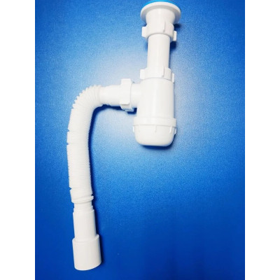 Сифон для мойки 1 1/2"х40 с гофрой 40-50