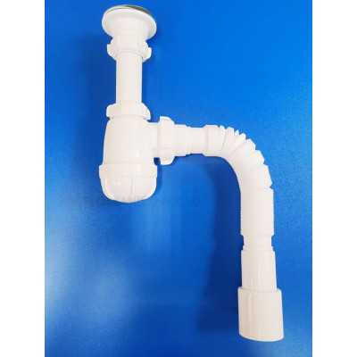 Сифон для раковины 1 1/4"х40/50 S1015-18-MR (Aquant) с гофрой Сифон для раковины 1 1/4"х40/50 S1015-18-MR (Aquant) с гофрой