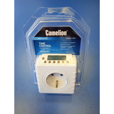 Таймер электронный, прогр.7 дней 230V 3500W (Camelion)