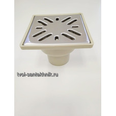 Трап верт.50 Решетка нерж.100*100 (Tatpolimer) 