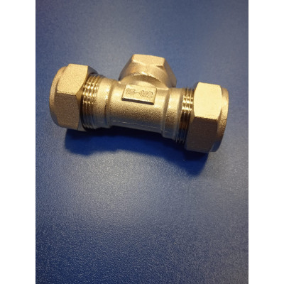 Тройник для нержавеющей гофрированной трубы 15-1/2"вр-15 (усиленный) Lavita