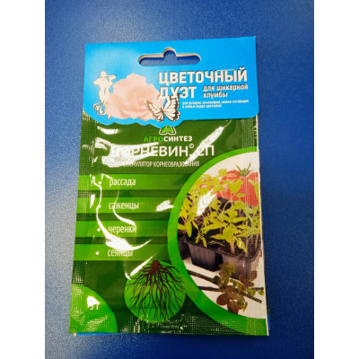 Удобрение "Цветочный дуэт" (корневин+регулар) Агросинтез