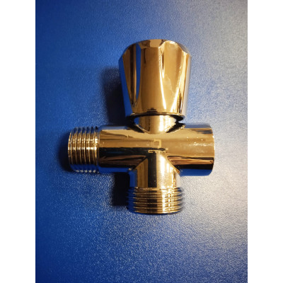 Вентиль проходной 3/4"-1/2"-1/2" (СТМ)