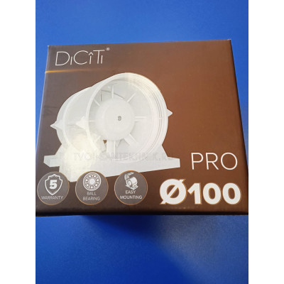 Вентилятор канальный PRO 4 (DiCiTi) D100