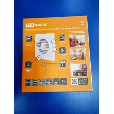 Вентилятор вытяжной 15Вт IP34 100м³/ч (TDM) D100 /сетка, выключатель