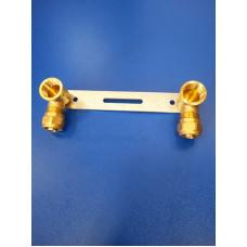 Водорозетка цанга 16-1/2"вр (TIM) -двойная