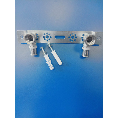 Водорозетка пресс 16-1/2"вр (Valtec) -двойная
